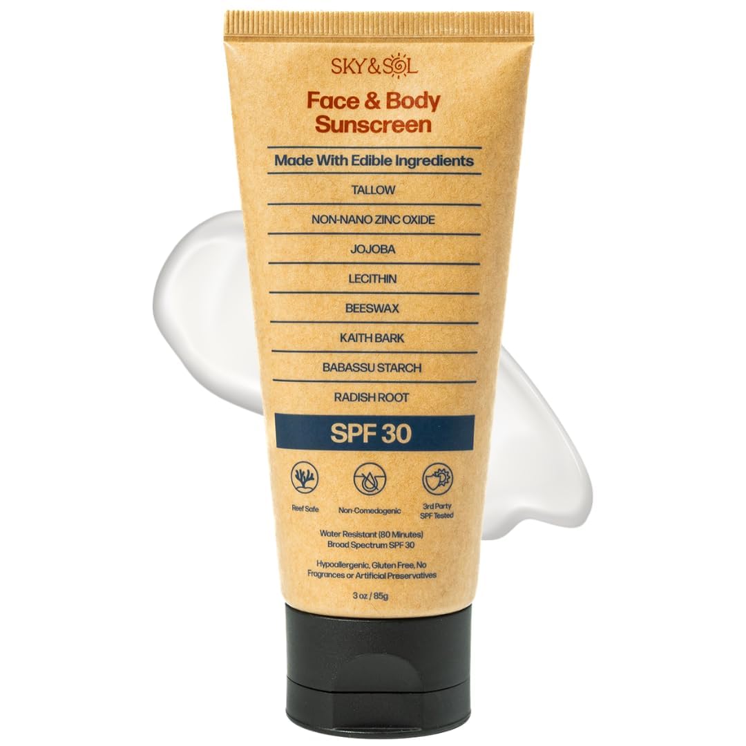 Sky and Sol Face and Body Sunscreen SPF 30