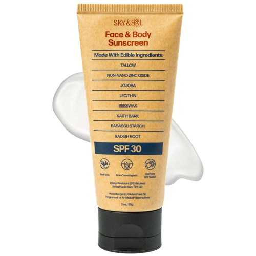 Sky and Sol Face and Body Sunscreen SPF 30