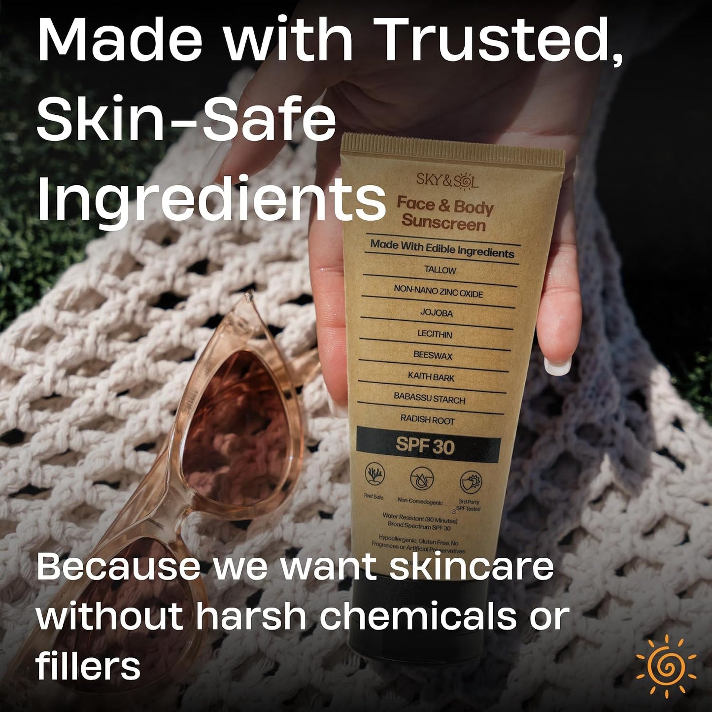 Sky and Sol Face and Body Sunscreen SPF 30